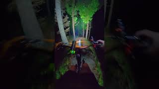 Deuchny Bike Park JumpLine at night with...