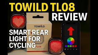 Towild TL08 Rear LED Light Review – Smart,...