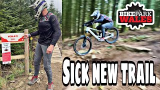 SICK NEW RED TRAIL AT BIKE PARK WALES *YCH A FI*