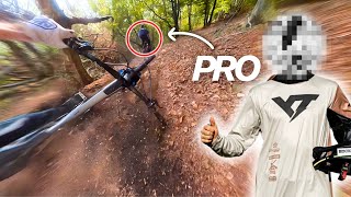 i CRASHED trying to chase a RedBull Hardline...