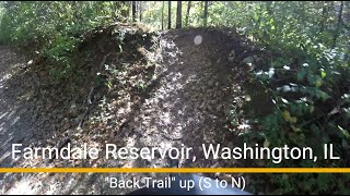Farmdale Reservoir MTB trail - 'Back Trail' up...