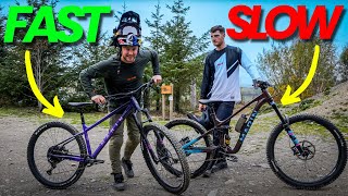 IS A HARDTAIL ACTUALLY FASTER THAN AN ENDURO...