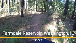 Farmdale Reservoir MTB trail - 'Cheez', W to E