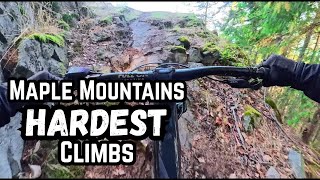 Trying To Bike Up Maple Mountains Hardest Climbs