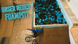 Wir bauen ein FOAMPIT in unsere Bike Halle,...
