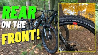 2 Schwalbe SHREDDA rears and A super SLOW rider!!