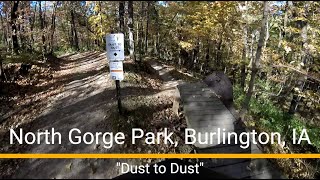 North Gorge MTB trail - 'Dust to Dust' pre-ride