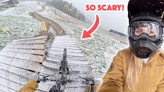 ATTEMPTING DIFFICULT TRAILS AT LEOGANG BIKEPARK!