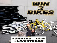 Ich verlose 3 Bikes & 100 Preise (Wert....