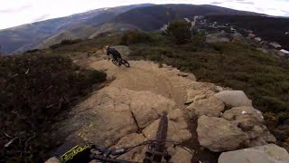 Powerful mountain biking in Falls Creek
