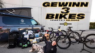 WIR VERLOSEN 3 BIKES & 100 WEITERE PREISE...