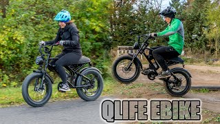 Testing the Qlife Spark Electric Bike! Off and...