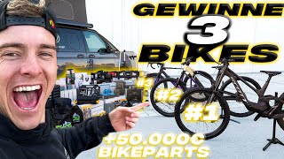 ICH VERGEBE 3 BIKES & 100 WEITERE PRODUKTE...
