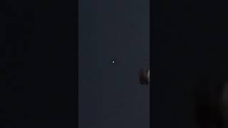 I saw a unidentified flying object from my...