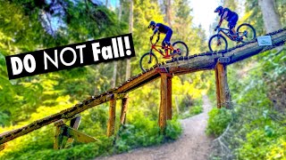 ONE FALL = GAME OVER on these massive and...