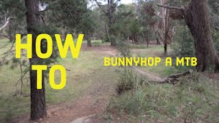 How to Bunnyhop an MTB easily and quickly