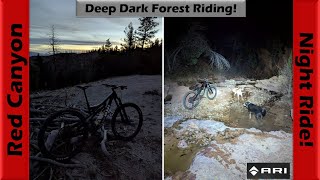 Night Riding down wild & sketchy Red...