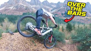 MY HUGE CRASH ALMOST ENDED THIS VIDEO - MTB...