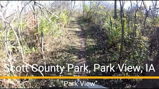 Scott County Park MTB trail - 'Park View'