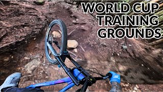 First Time On A DH World Champions Training...