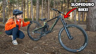 I TRIED RIDING A SLOPEDURO BIKE!