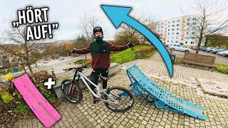 MTB Street Gaps mit Downhill Bike & 2...