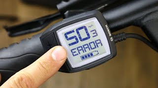 Cosa fare quando l'Ebike va in errore