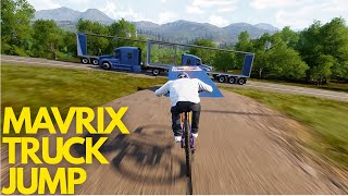 WE MADE THE MOVING TRUCK JUMP IN MAVRIX!!