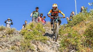 This is the steepest trail I've ever raced...