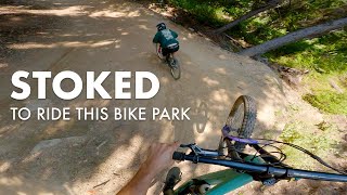 The jump lines at Revelstoke Bike Park are...