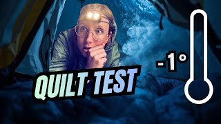 Was ist ein Quilt? | Winter Overnighter