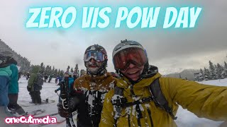 Zero Vis Powder Day at Whistler