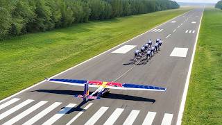 Attempting to Launch a Plane by Bike