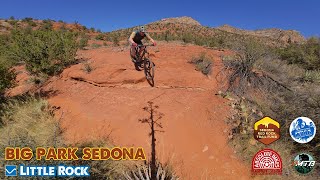 Riding Little Rock Trail in Sedona AZ