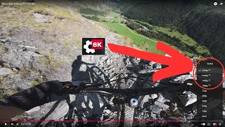 Mountain biking POV in 8K!!