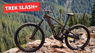 Alpine epic on a Trek Slash+ ebike 2025