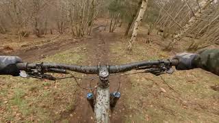 Winter Glentress off piste spin