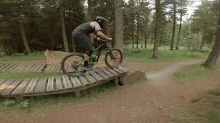 Innerleithen, Golfie, Glentress mountain...