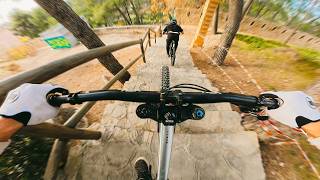 Urban Downhill MTB in Spanien bei 18 Grad!