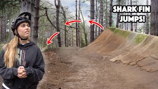 TRYING TO RIDE SHARK FIN JUMPS!