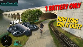 DJI Neo 2 Cycling Follow with only 1 Battery?