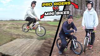 PRO RIDERS SHRED MINI MOUNTAIN BIKES ON BIG...