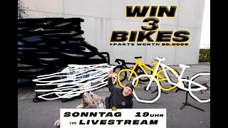 DIE AUSLOSUNG: 3 Bikes & 100 Preise (Wert....
