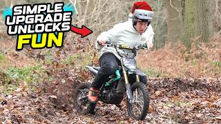THE SIMPLE ELECTRIC DIRT BIKE UPGRADE THAT...