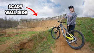 ATTEMPTING TO RIDE THIS WALL RIDE!