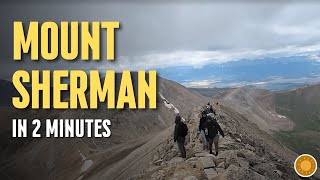 Mount Sherman 14er in 2 Minutes | Colorado...