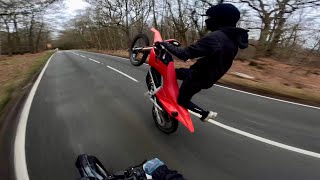 CHASING LITTLE HARRY ON ELECTRIC DIRTBIKES -...