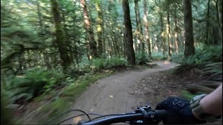 An Evening Ride on Bootcamp (Downhill Section)