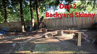 Day 2 Attempting to Ride the Second Backyard...