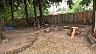 Riding The New Backyard Skinny - Day 1 Fails...